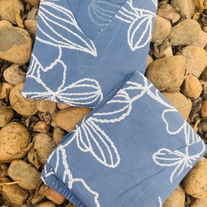 Blue Bloom Line Women’s Kurta & Pant Set