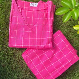 Rani Pink Checks Coords