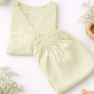 Parrot Green Stripes