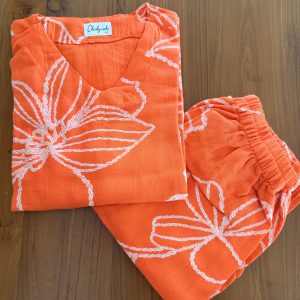 orange big flower