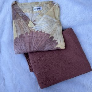 Beige and Mauve Sunflower