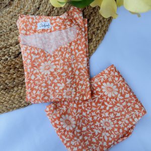 Fanta orange floral