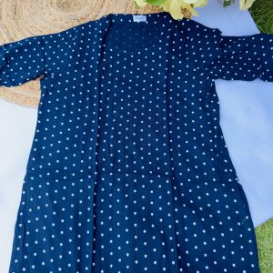 Blue polka dots