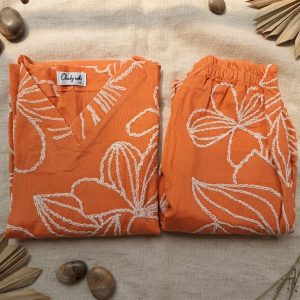 orange big flower