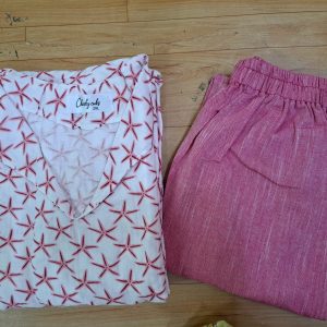 Star fish pink pant