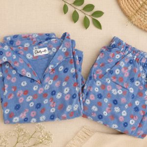 pepsi blue multi floral