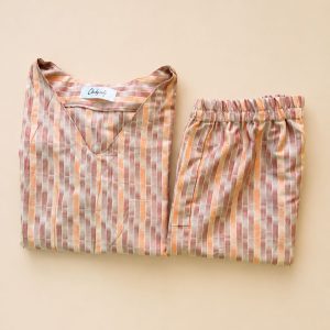 Red & orange rectangle(A line with palazzo)